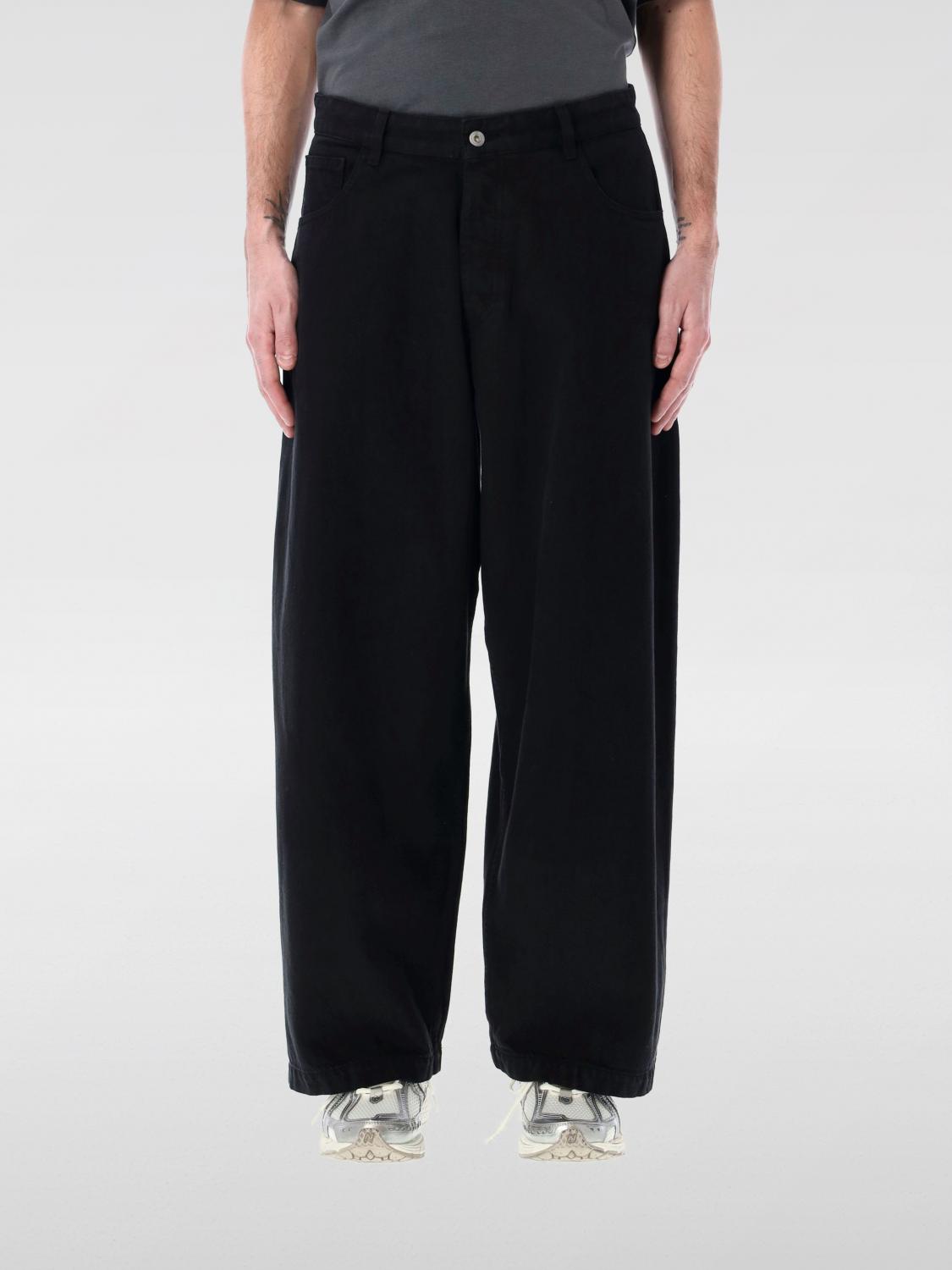 YMC JEANS: Jeans Ymc in denim di misto cotone , Nero - Img 1