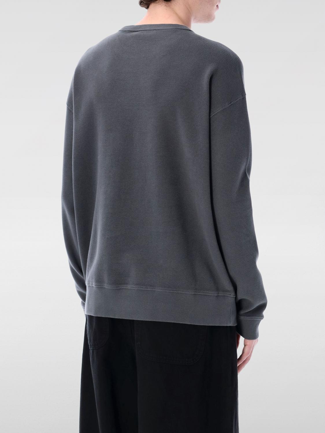 YMC FELPA: Felpa a girocollo basic Ymc in cotone organico, Grigio - Img 2