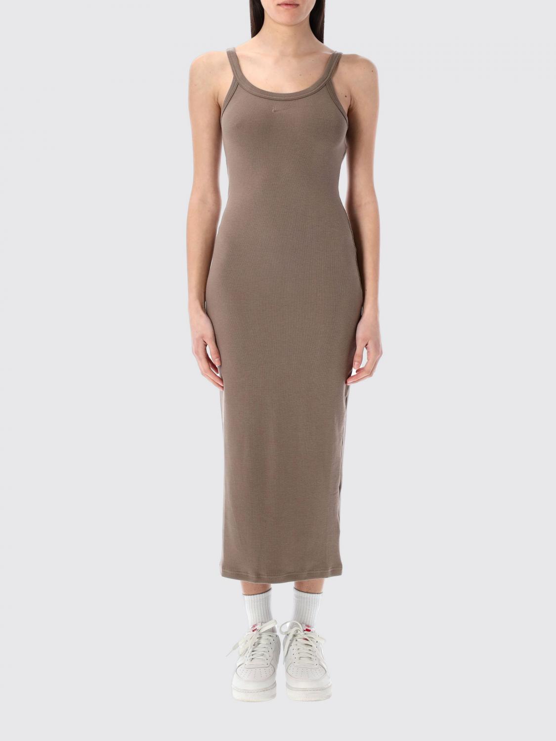 NIKE VESTIDO: Vestido mujer Nike, Marrón - Img 1