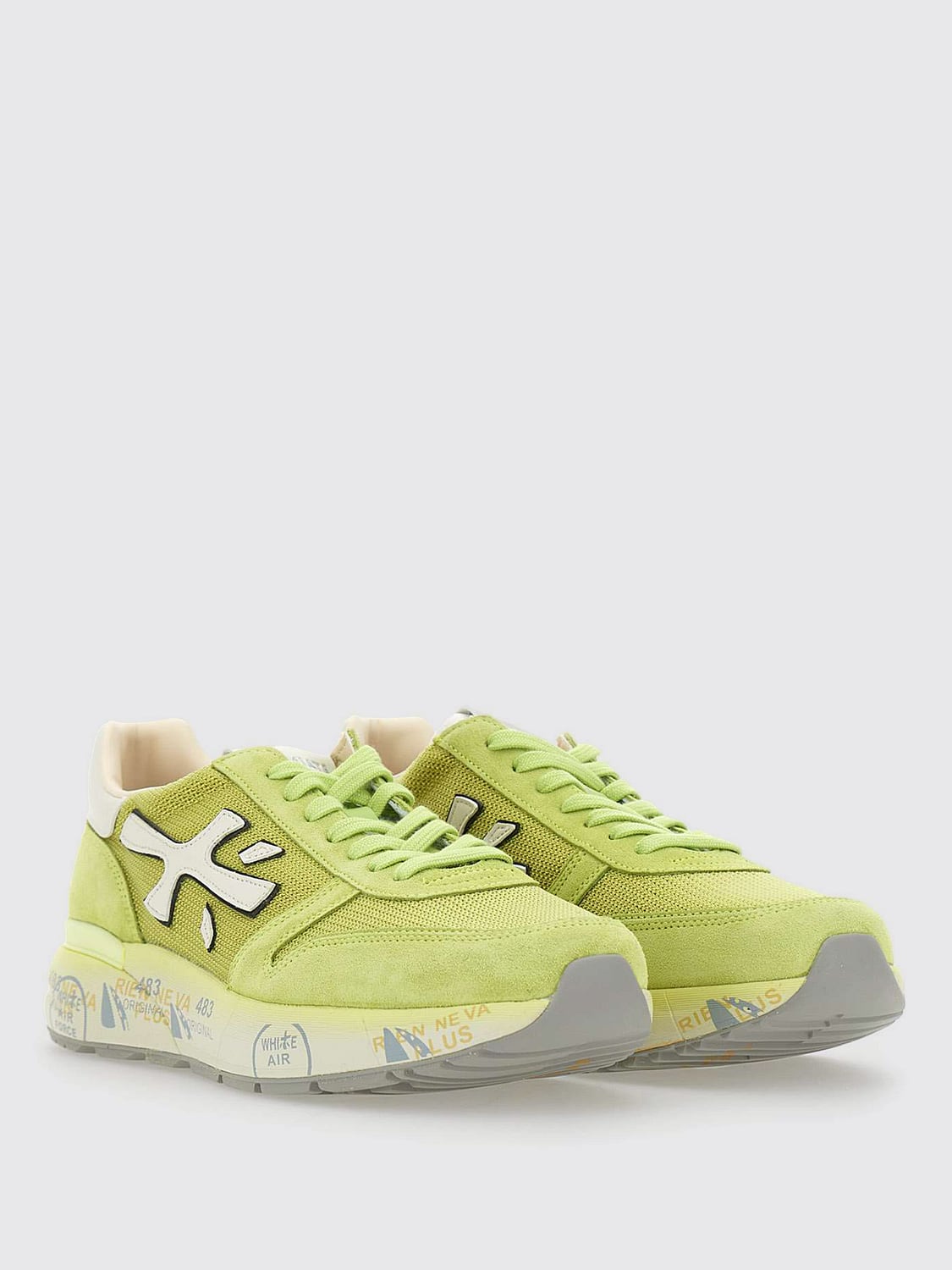 PREMIATA BASKETS: Baskets homme Premiata, Jaune - Img 2