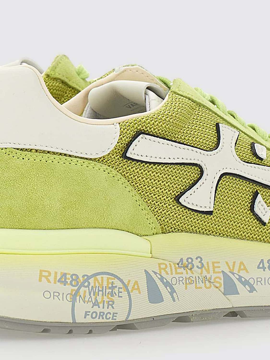 PREMIATA BASKETS: Baskets homme Premiata, Jaune - Img 4
