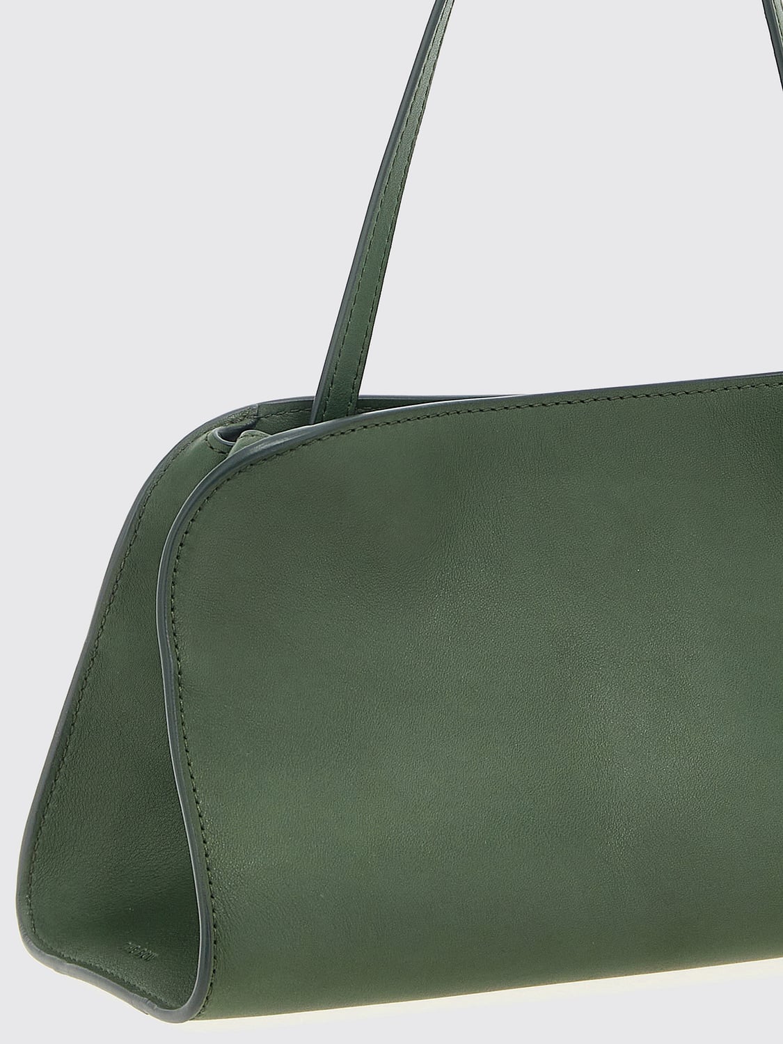 THE ROW BORSA A SPALLA: Borsa a spalla Peggy in pelle di vitello The Row, Verde - Img 3