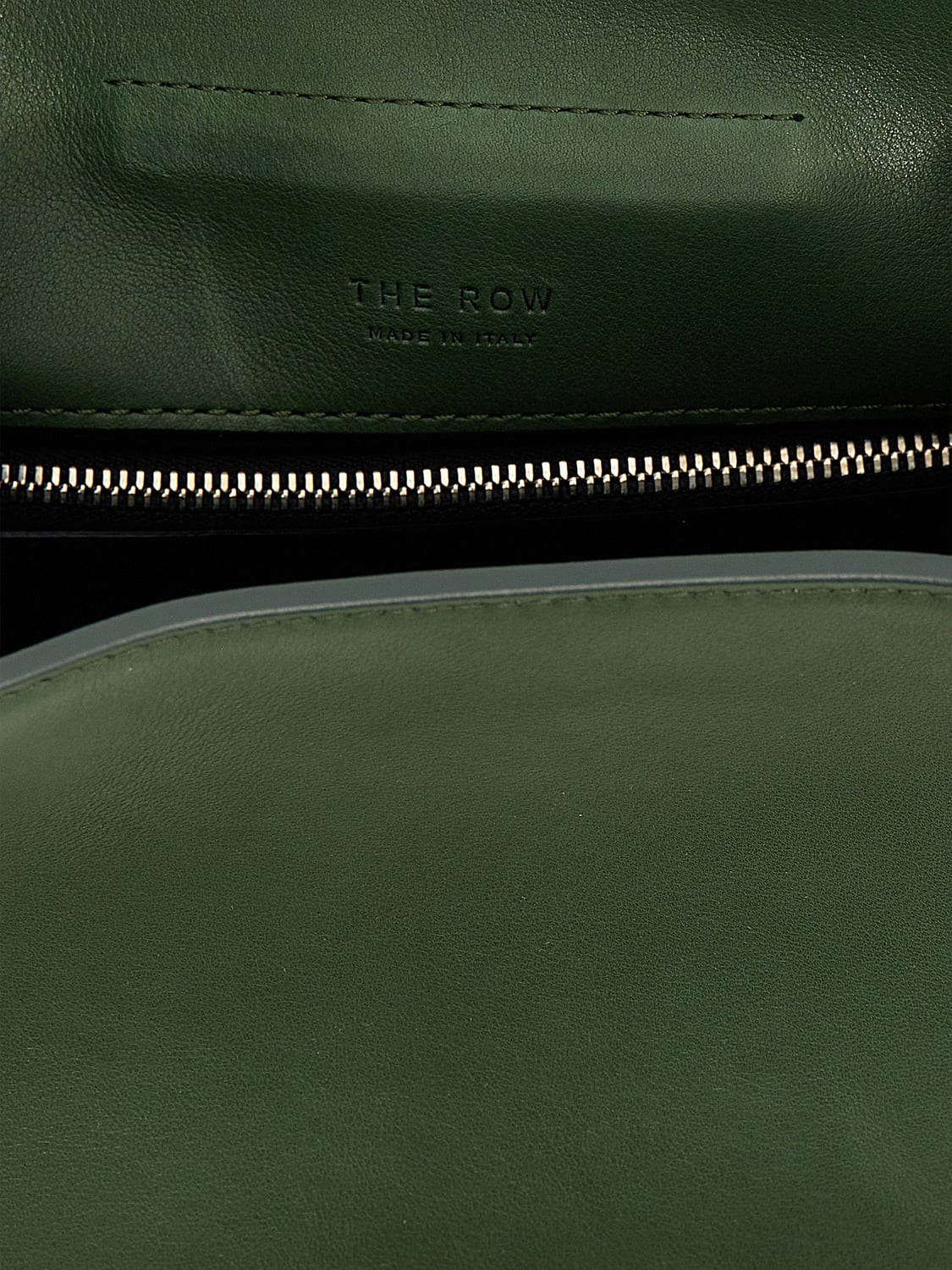 THE ROW BORSA A SPALLA: Borsa a spalla Peggy in pelle di vitello The Row, Verde - Img 4