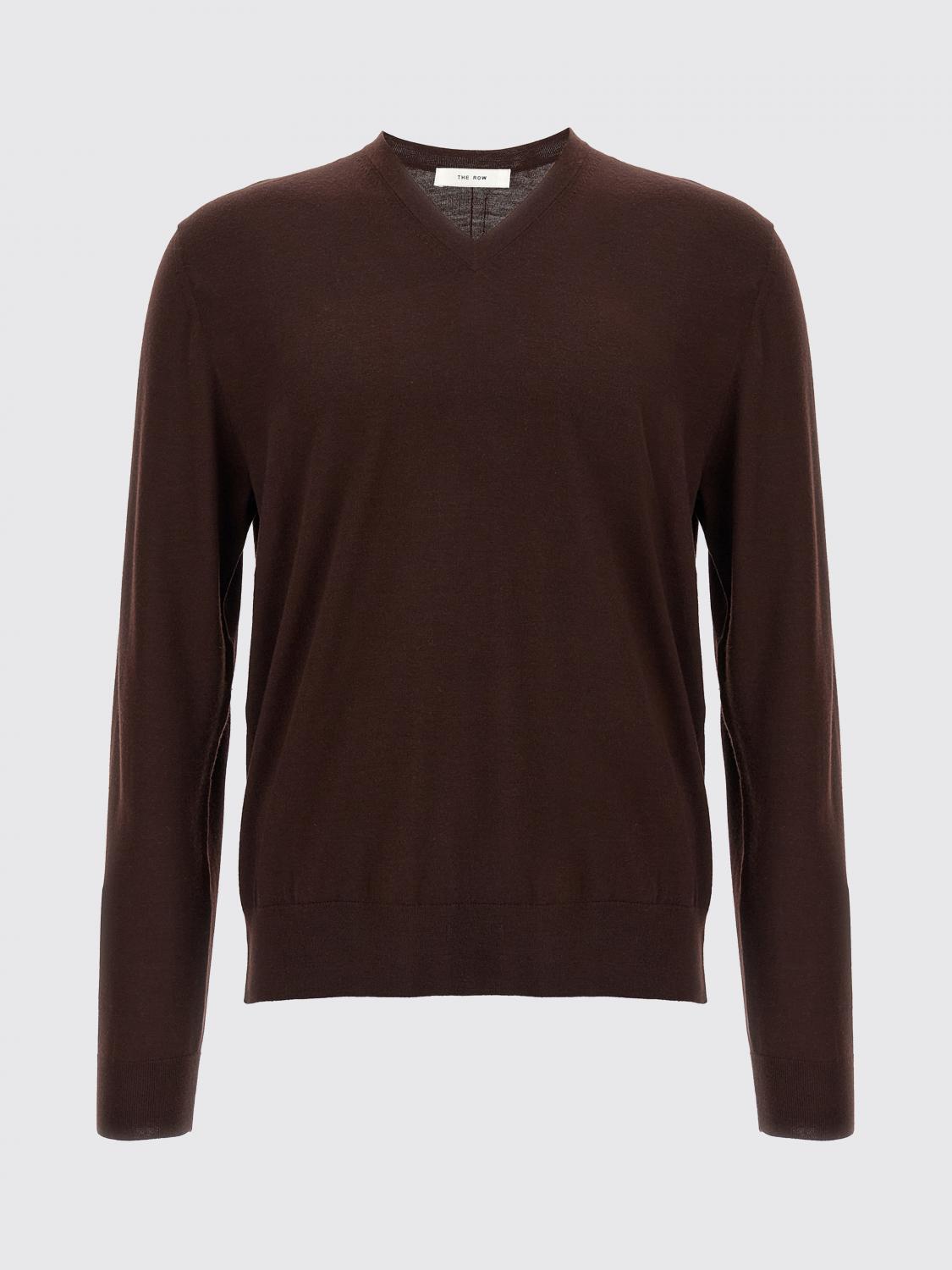 THE ROW JERSEY: Cárdigan hombre The Row, Marrón - Img 1