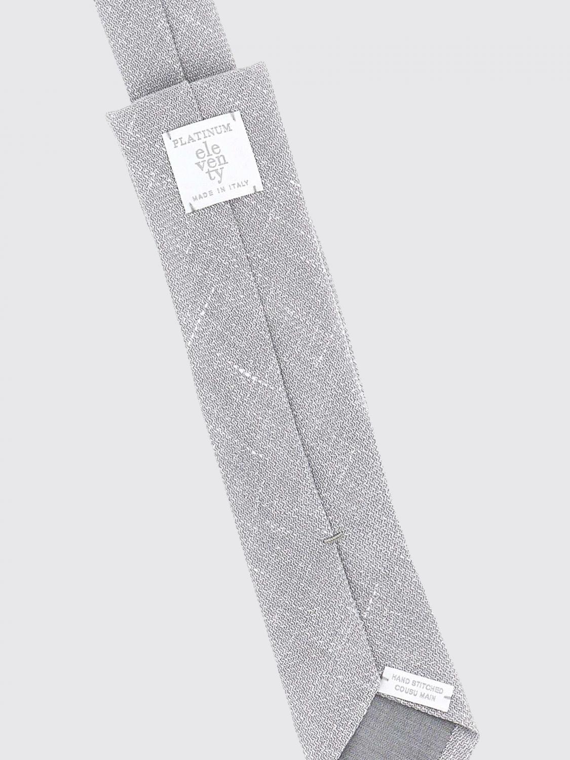 ELEVENTY TIE: Bow tie men Eleventy, Grey - Img 3