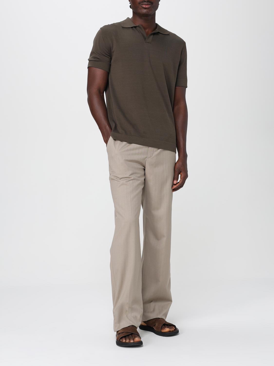BRIONI POLO: Polo herren Brioni, Braun - Img 2