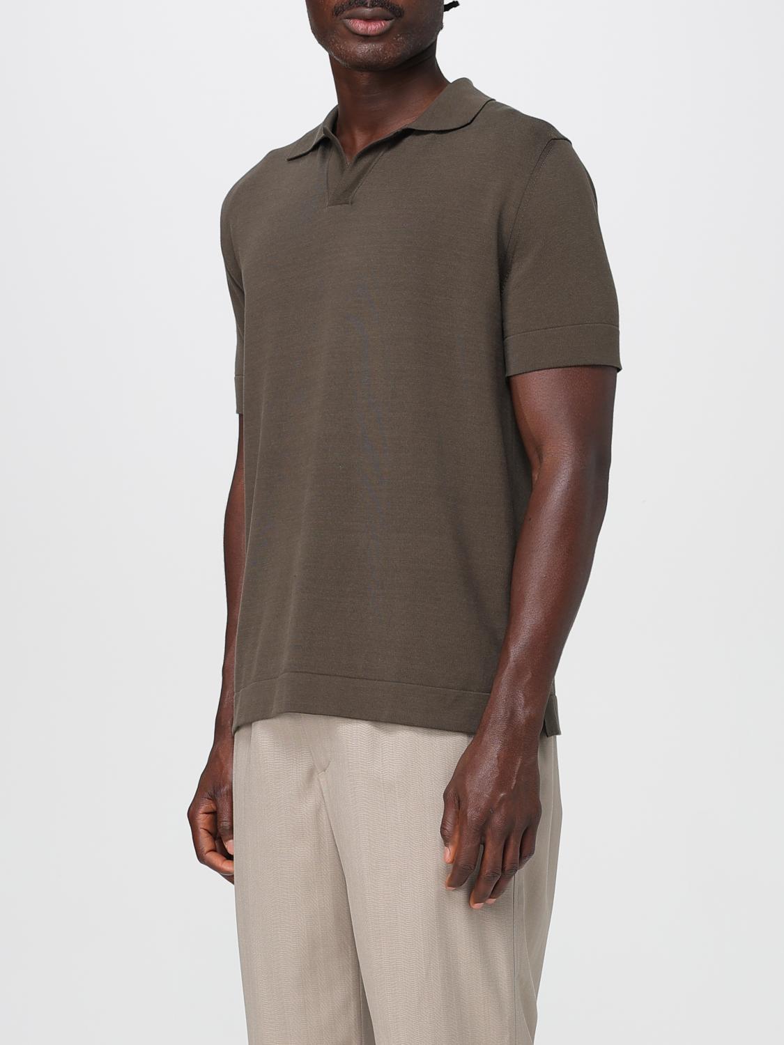 BRIONI POLO: Polo herren Brioni, Braun - Img 4