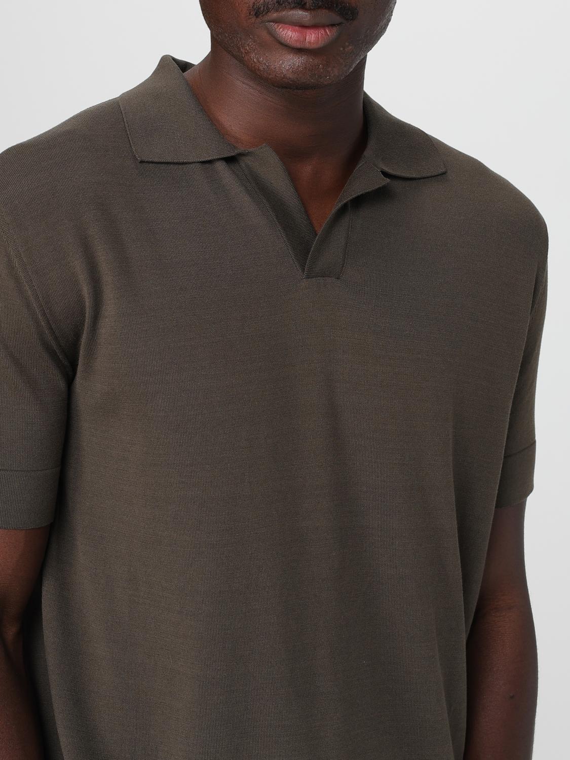 BRIONI POLO: Polo herren Brioni, Braun - Img 5