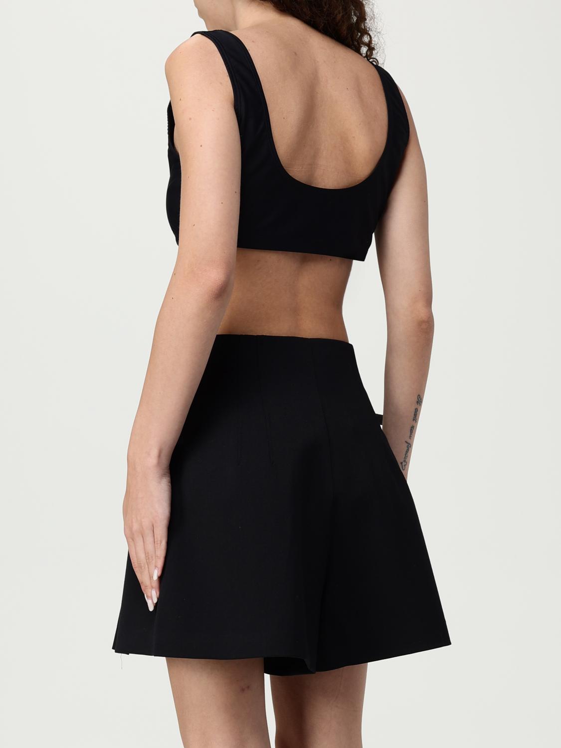 THE ANDAMANE TOP: Top cropped Andamane in jersey , Nero - Img 3