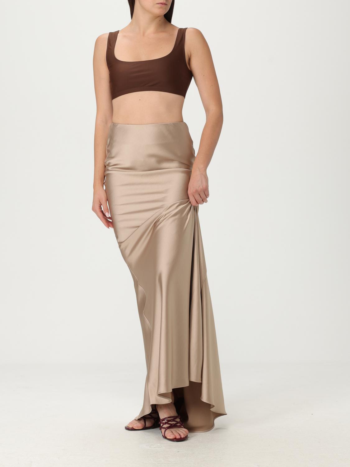 THE ANDAMANE TOP: Top cropped Andamane in jersey , Caffe - Img 2