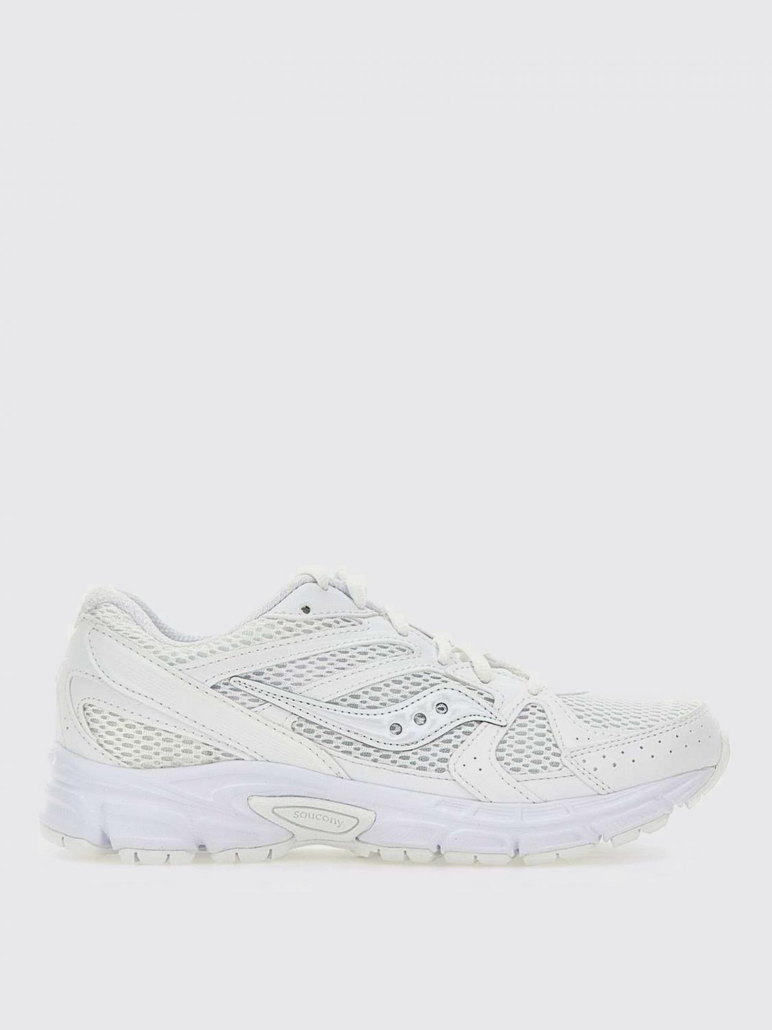 SAUCONY SNEAKERS: Sneakers Ride Millenium Saucony in mesh e gomma , Bianco - Img 1