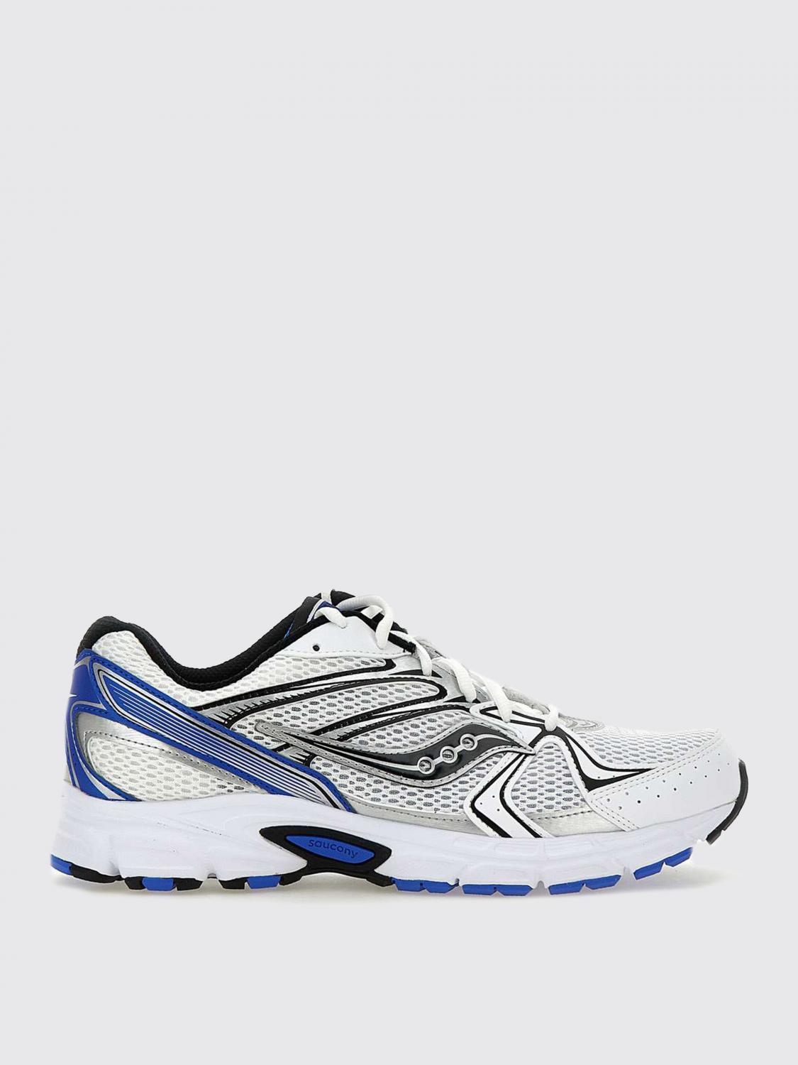 SAUCONY SNEAKERS: Sneakers Ride Millenium Saucony in mesh e gomma , Blue - Img 1