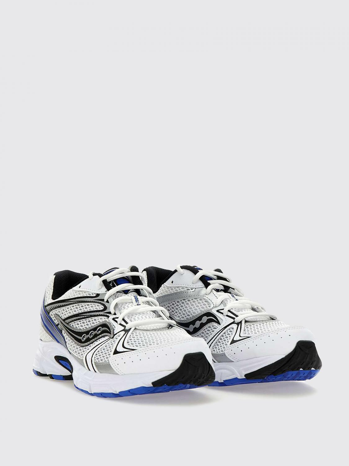 SAUCONY SNEAKERS: Sneakers Ride Millenium Saucony in mesh e gomma , Blue - Img 2