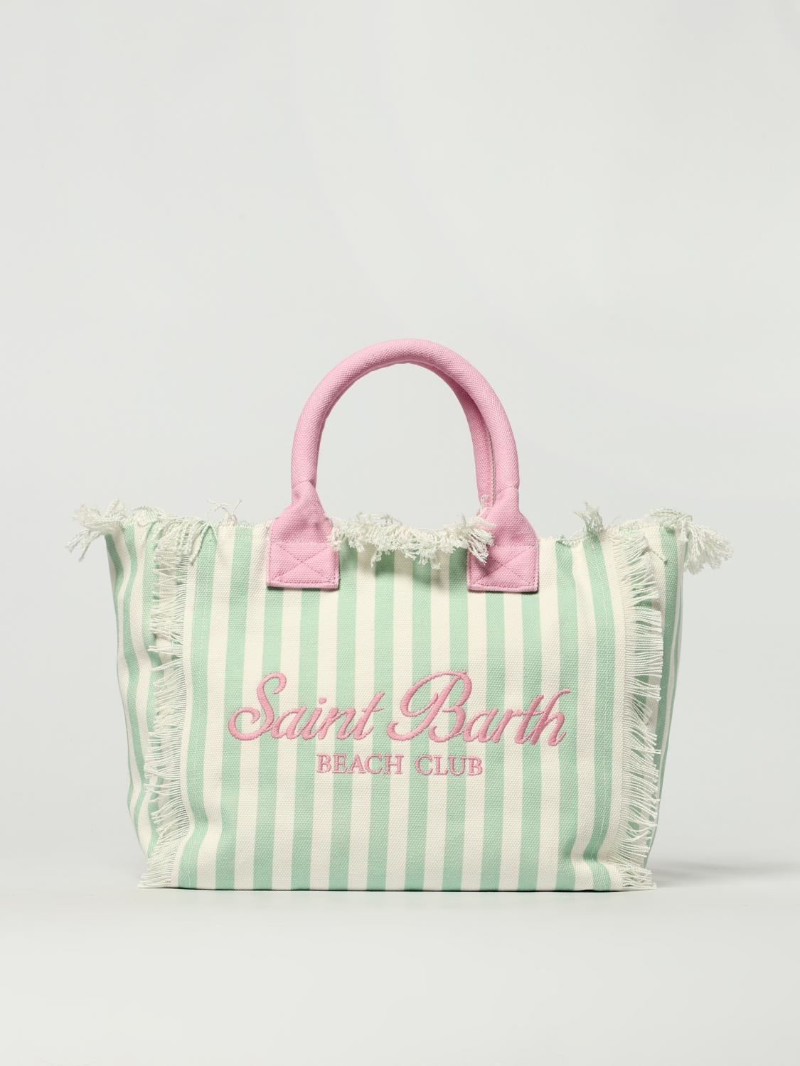 MC2 SAINT BARTH BORSA A MANO: Borsa Vanity MC2 Saint Barth in cotone , Bianco - Img 1