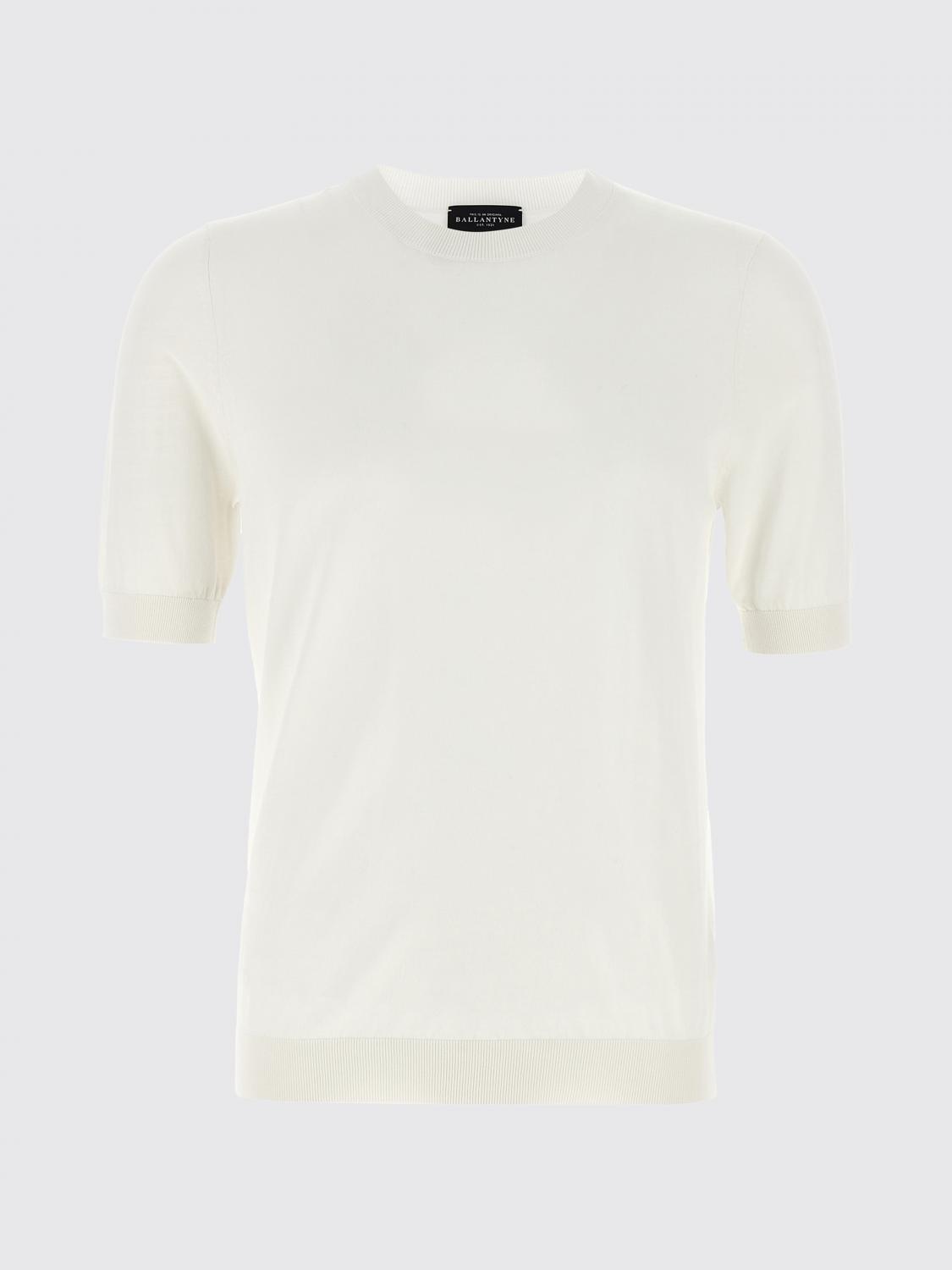 BALLANTYNE T-SHIRT: Ballantyne men's t-shirt, White - Img 1