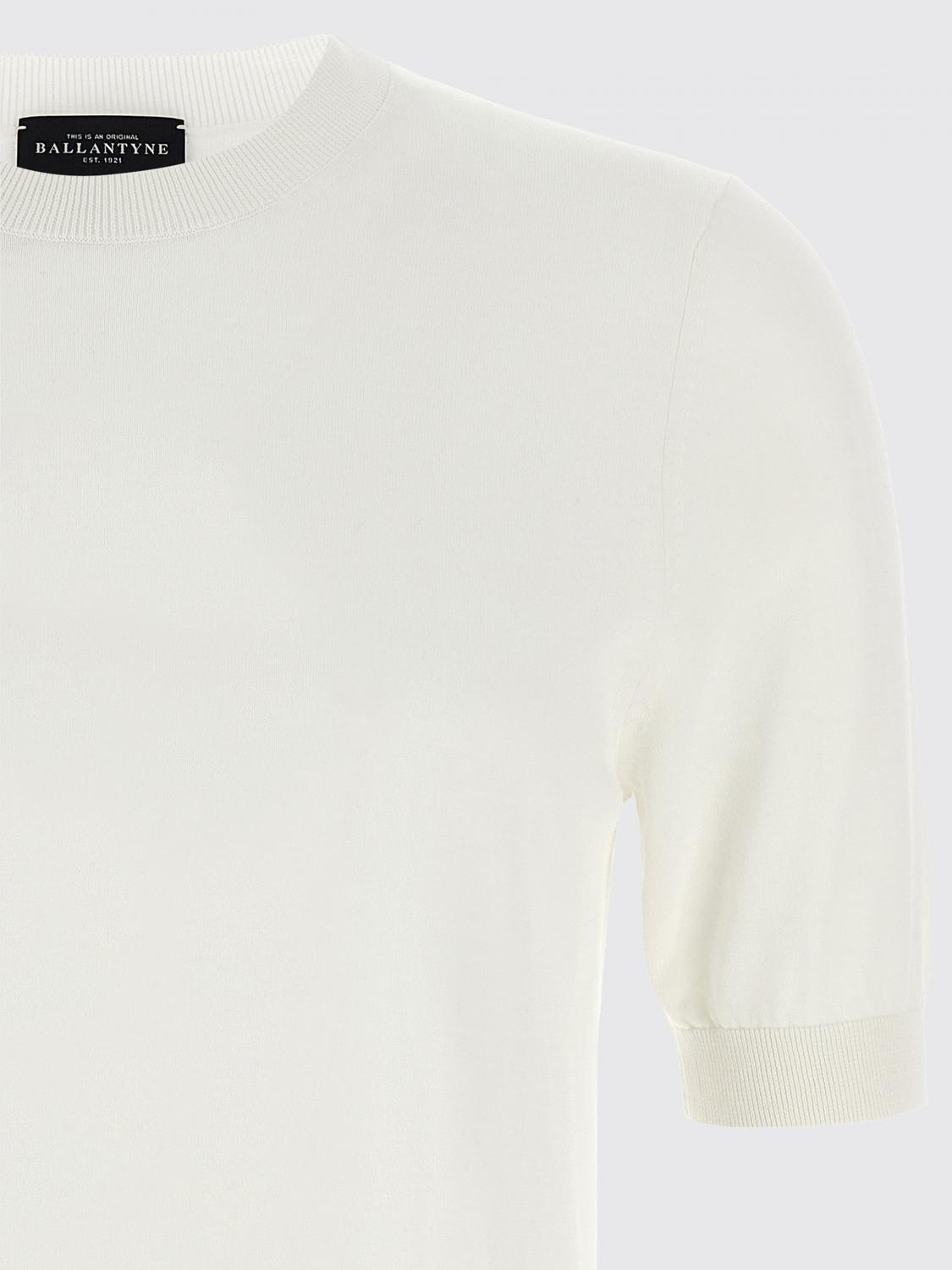 BALLANTYNE T-SHIRT: Ballantyne men's t-shirt, White - Img 3