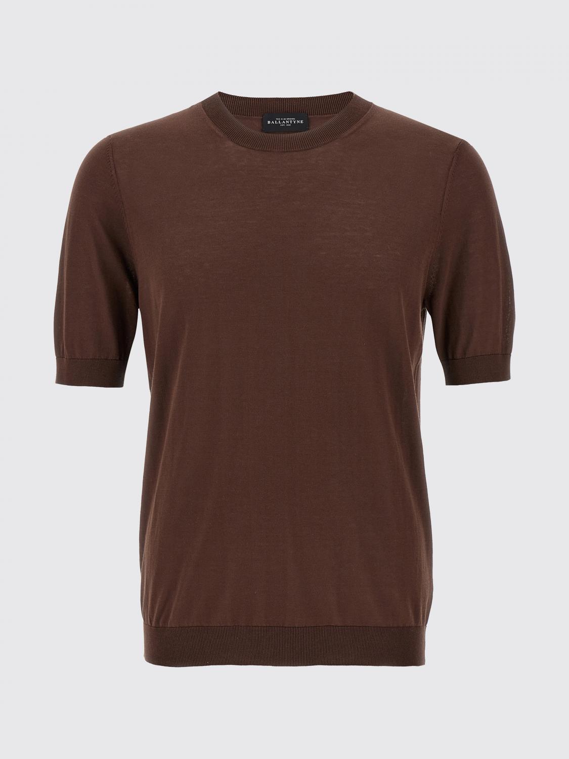 BALLANTYNE T-SHIRT: Ballantyne men's t-shirt, Brown - Img 1