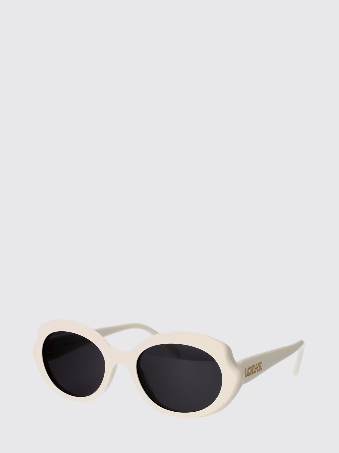 LOEWE OCCHIALI DA SOLE: Occhiali da sole in acetato Loewe, Bianco - Img 1