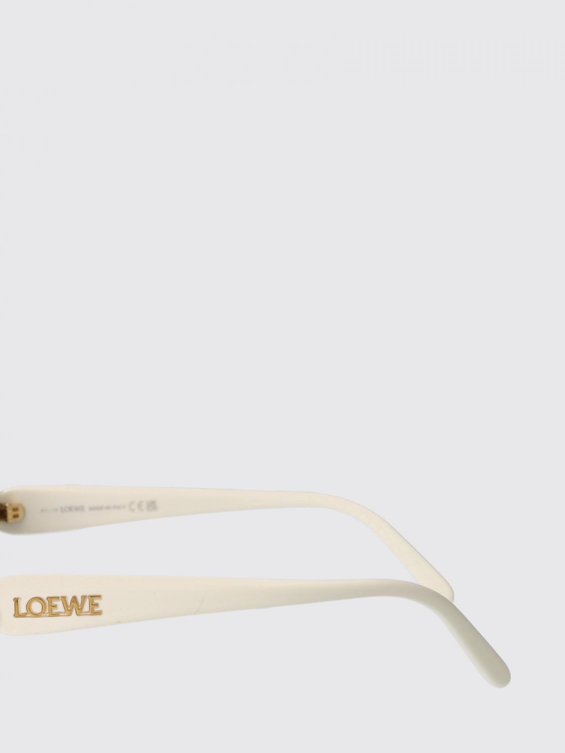 LOEWE OCCHIALI DA SOLE: Occhiali da sole in acetato Loewe, Bianco - Img 3