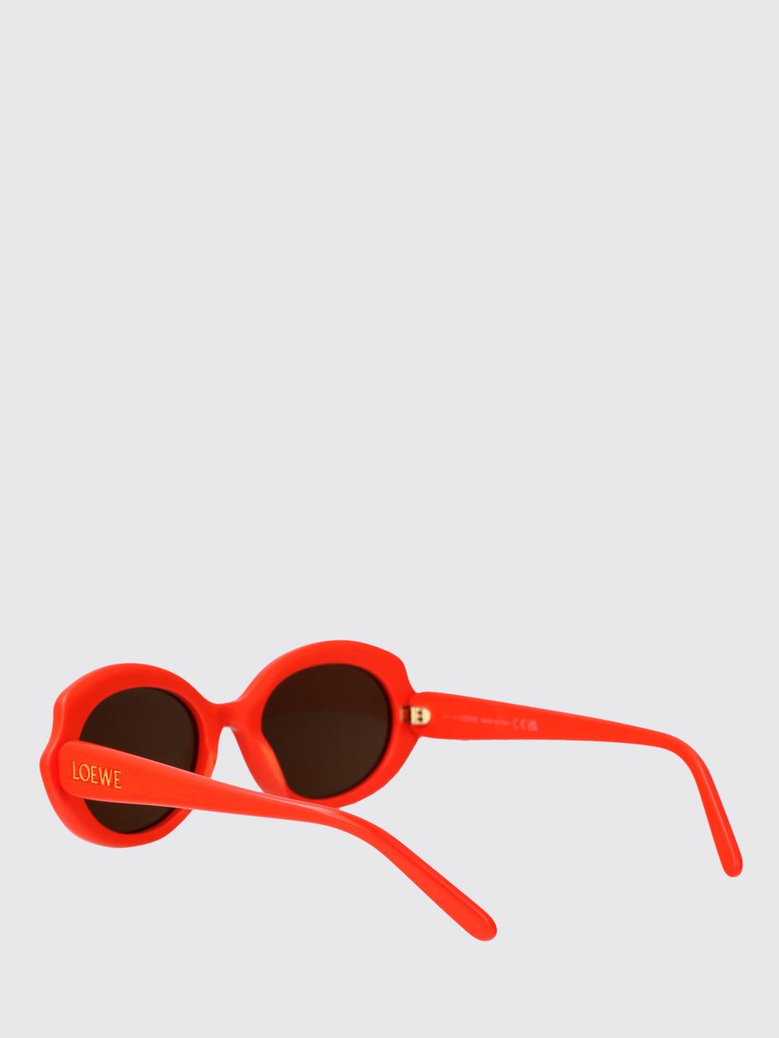 LOEWE OCCHIALI DA SOLE: Occhiali da sole in acetato Loewe, Rosso - Img 3