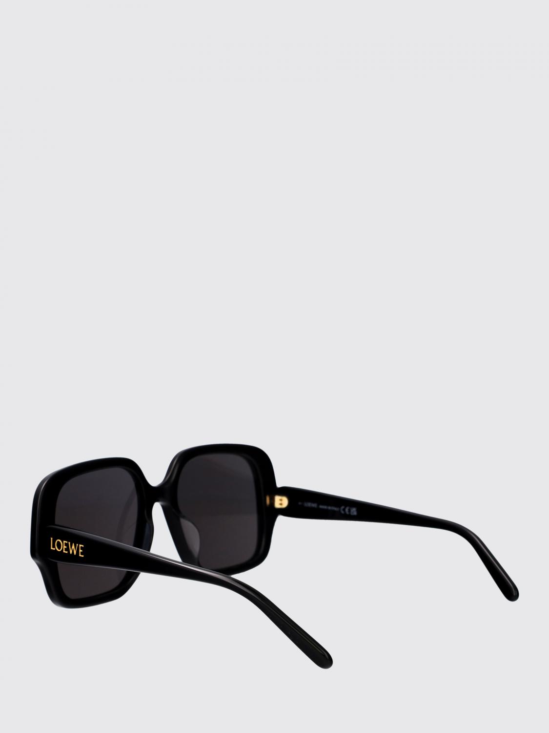 LOEWE OCCHIALI DA SOLE: Occhiali da sole in acetato Loewe, Nero - Img 3