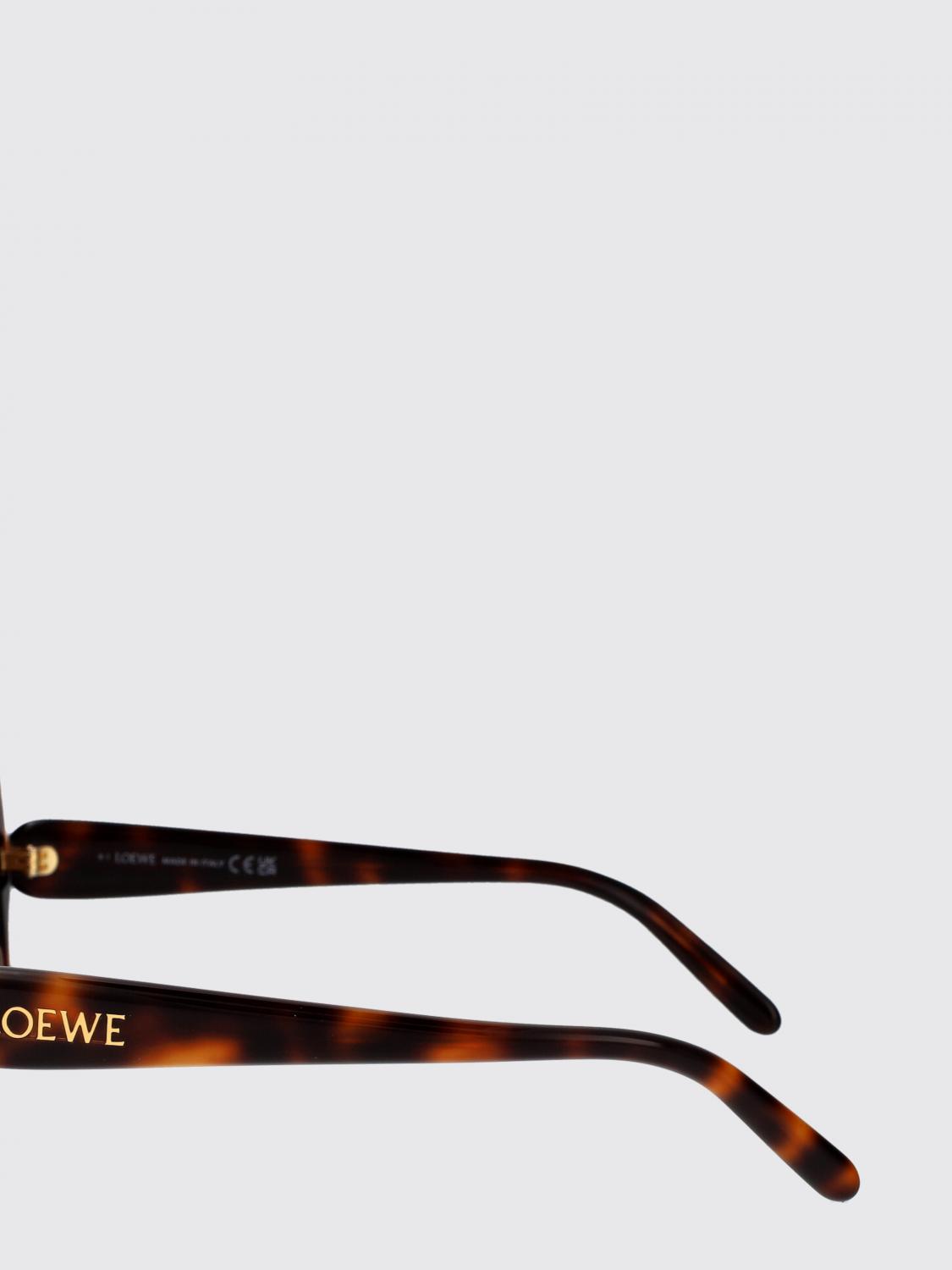 LOEWE OCCHIALI DA SOLE: Occhiali da sole in acetato Loewe, Marrone - Img 3