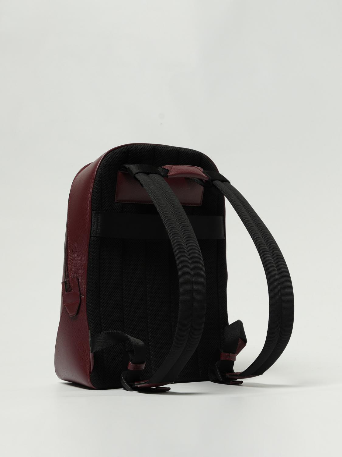 MONTBLANC ZAINO: Zaino Sartorial Small Montblanc in pelle saffiano , Bordeaux - Img 2
