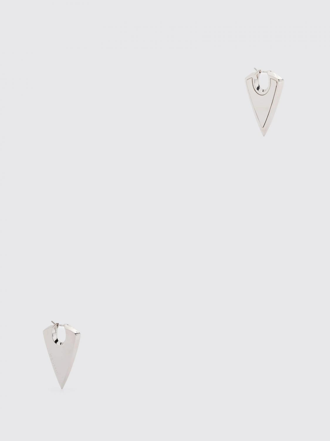 MCQUEEN GIOIELLO: Orecchini McQueen in ottone , Argento - Img 1