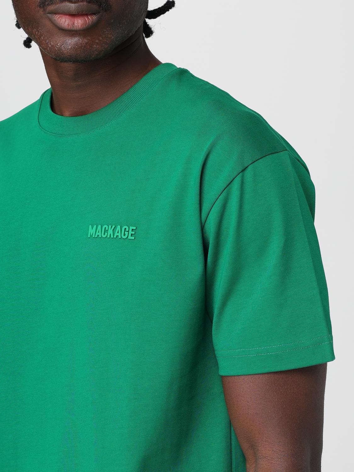 MACKAGE CAMISETA: Camiseta básica de algodón Mackage, Verde - Img 3