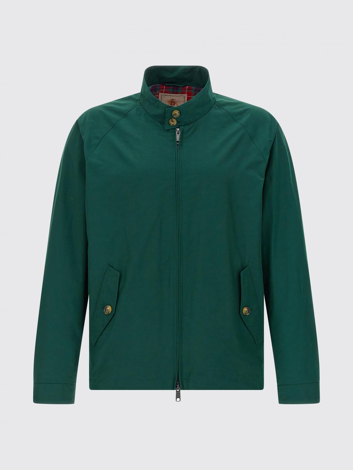 BARACUTA CHAQUETA: Cazadora bomber de mezcla de algodón Baracuta, Verde - Img 1