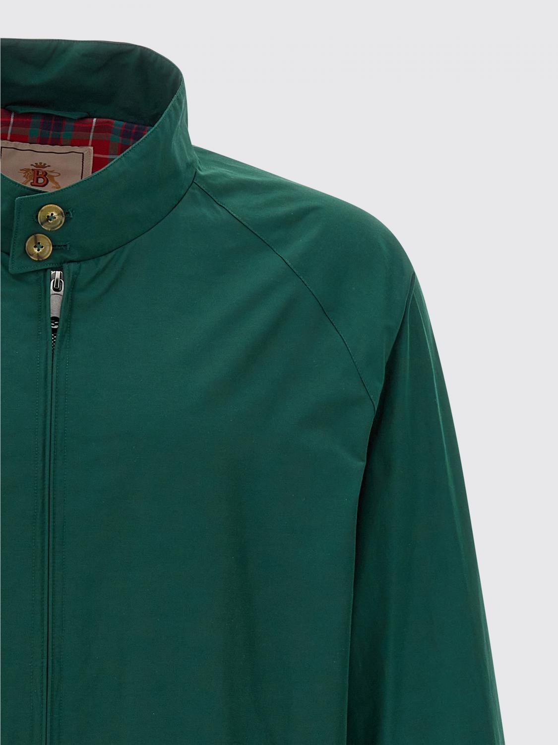 BARACUTA CHAQUETA: Cazadora bomber de mezcla de algodón Baracuta, Verde - Img 3