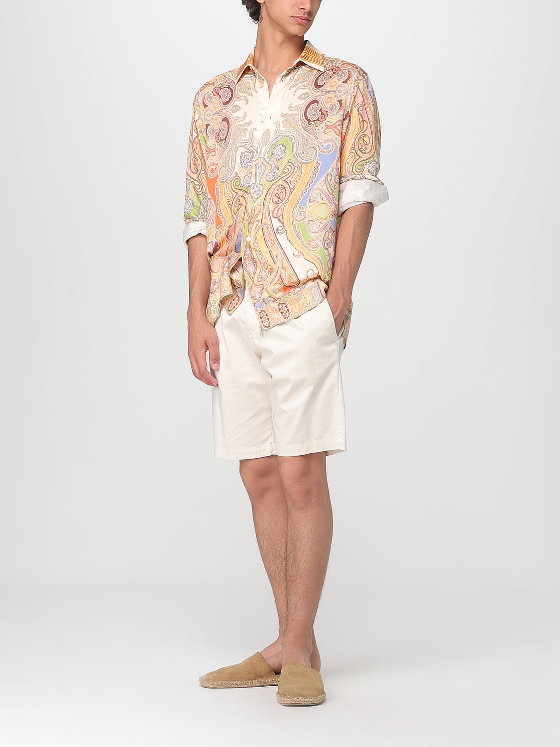 ETRO SHIRT: Shirt men Etro, Multicolor - Img 2