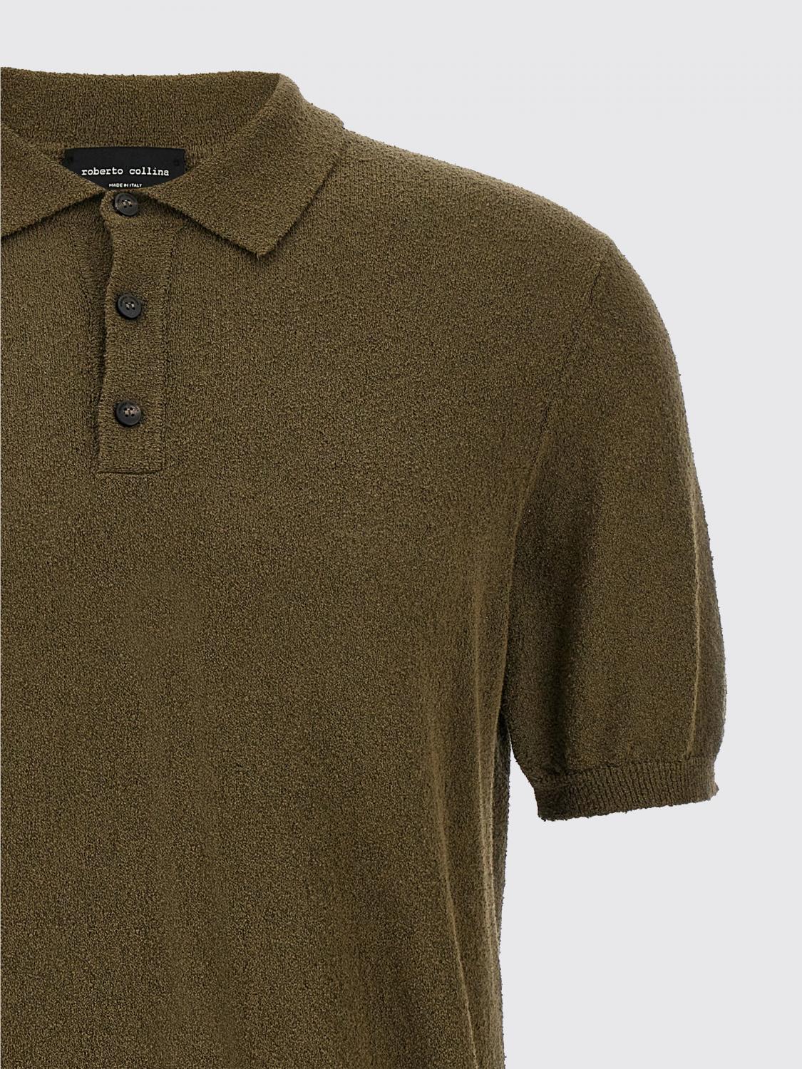 ROBERTO COLLINA POLO: Polo herren Roberto Collina, Grün - Img 3