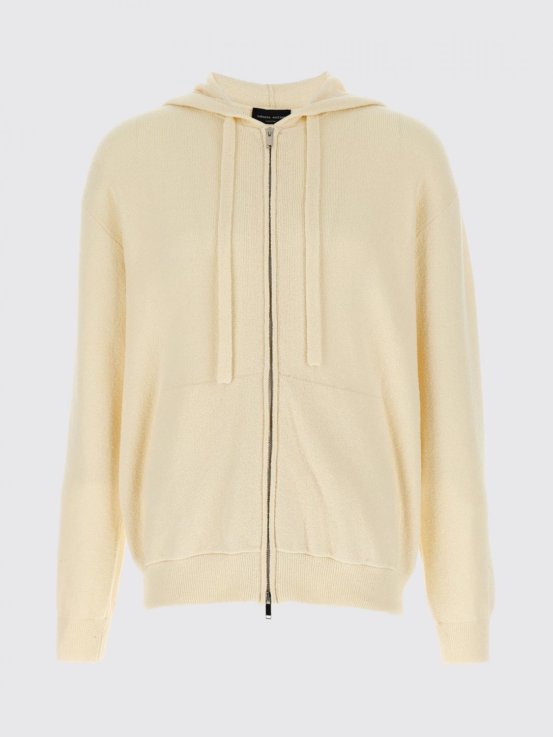 ROBERTO COLLINA SWEATSHIRT: Sweatshirt men Roberto Collina, White - Img 1