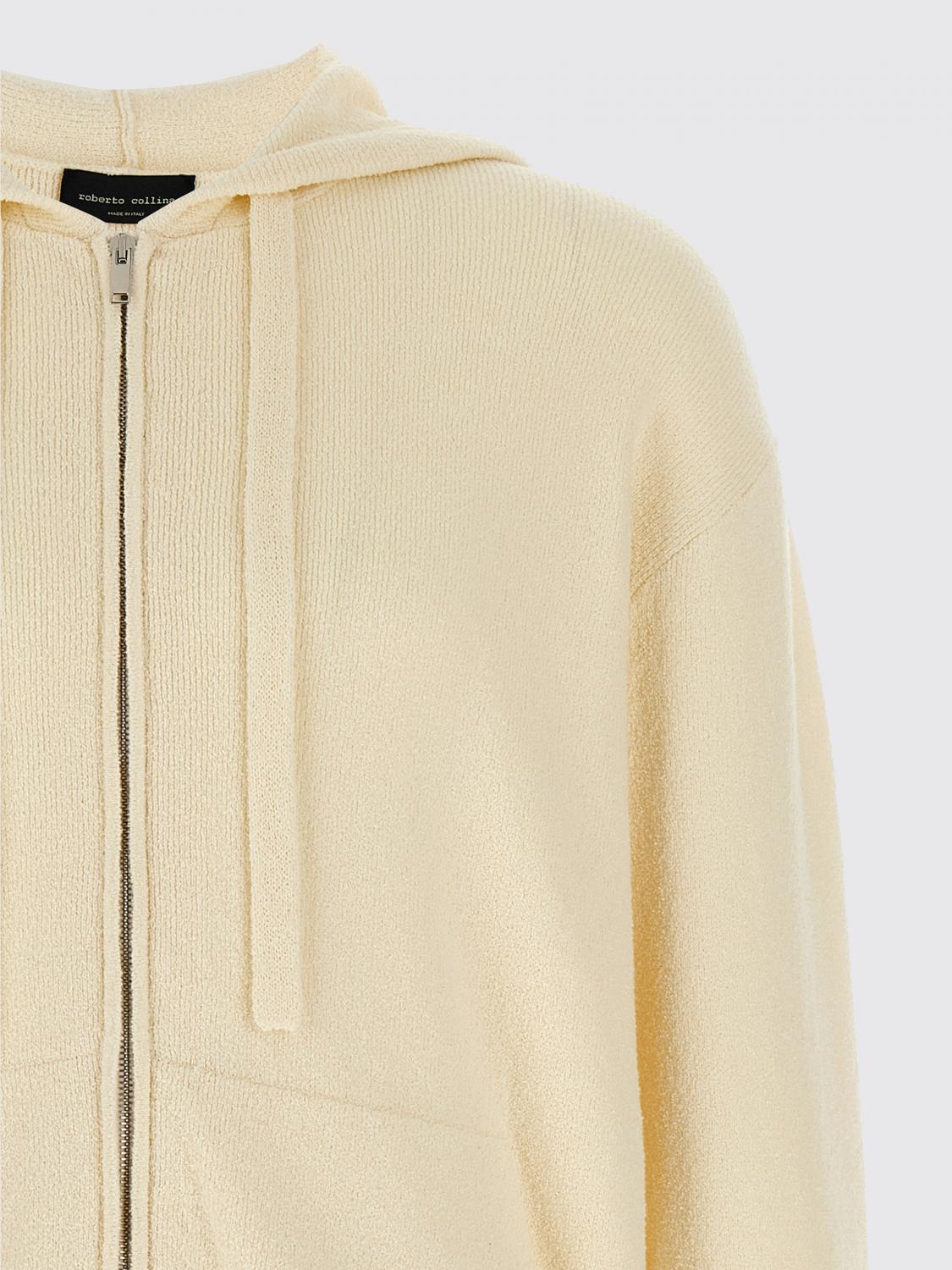 ROBERTO COLLINA SWEATSHIRT: Sweatshirt men Roberto Collina, White - Img 3