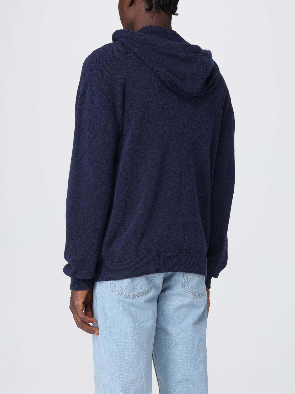 ROBERTO COLLINA SUDADERA: Sudadera hombre Roberto Collina, Azul Oscuro - Img 2