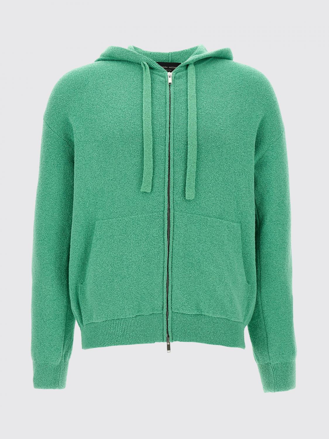 ROBERTO COLLINA SWEATSHIRT: Sweatshirt men Roberto Collina, Green - Img 1