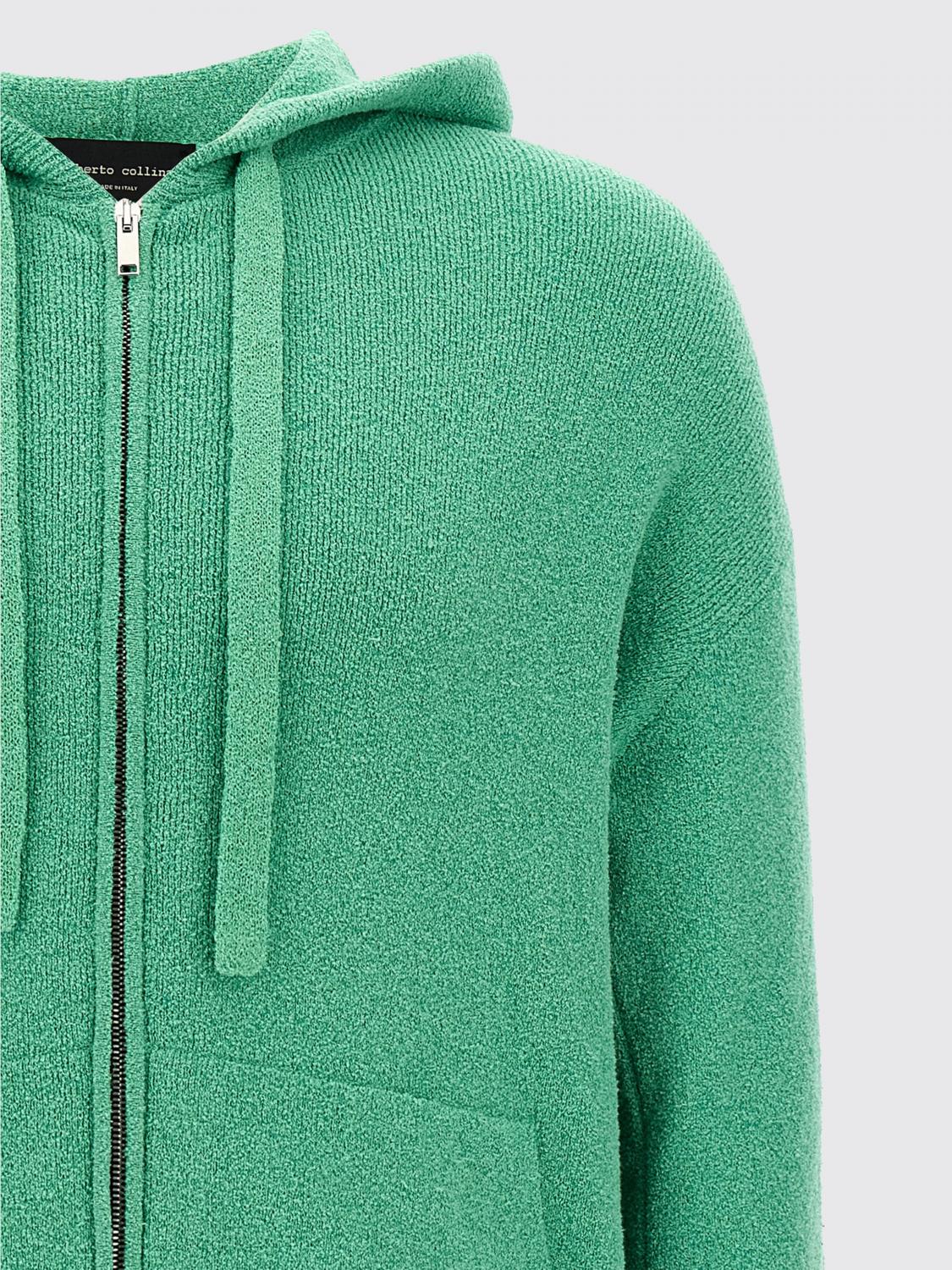 ROBERTO COLLINA SWEATSHIRT: Sweatshirt men Roberto Collina, Green - Img 3