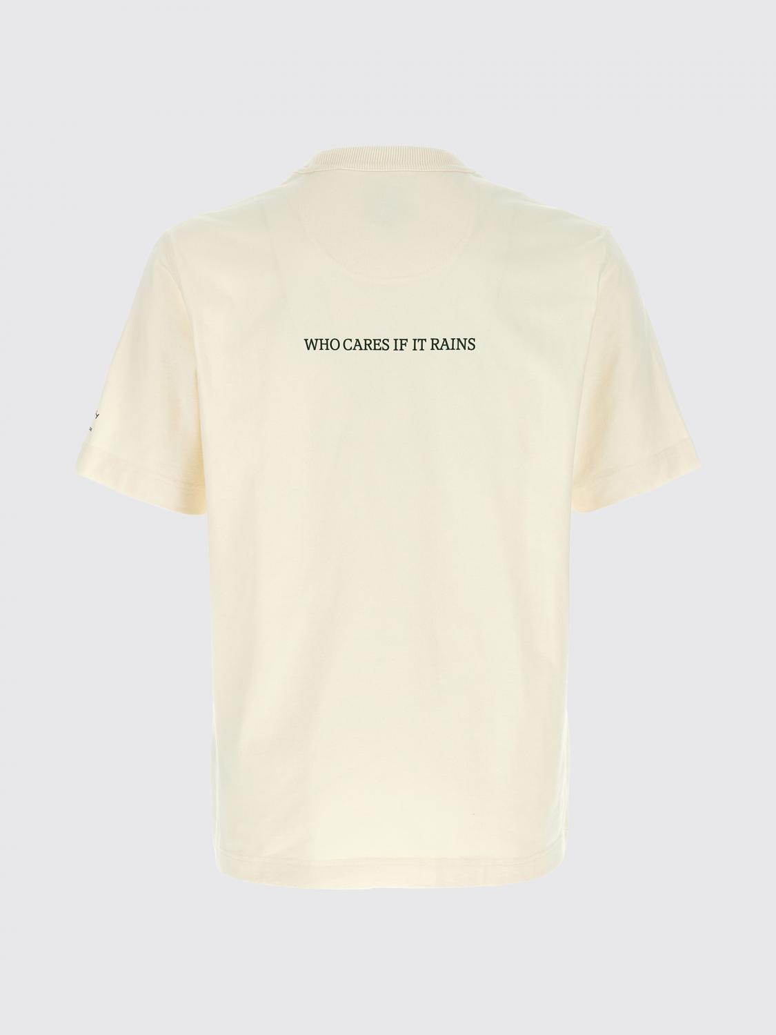 BARBOUR T-SHIRT: T-shirt in cotone stampata Barbour, Bianco - Img 2