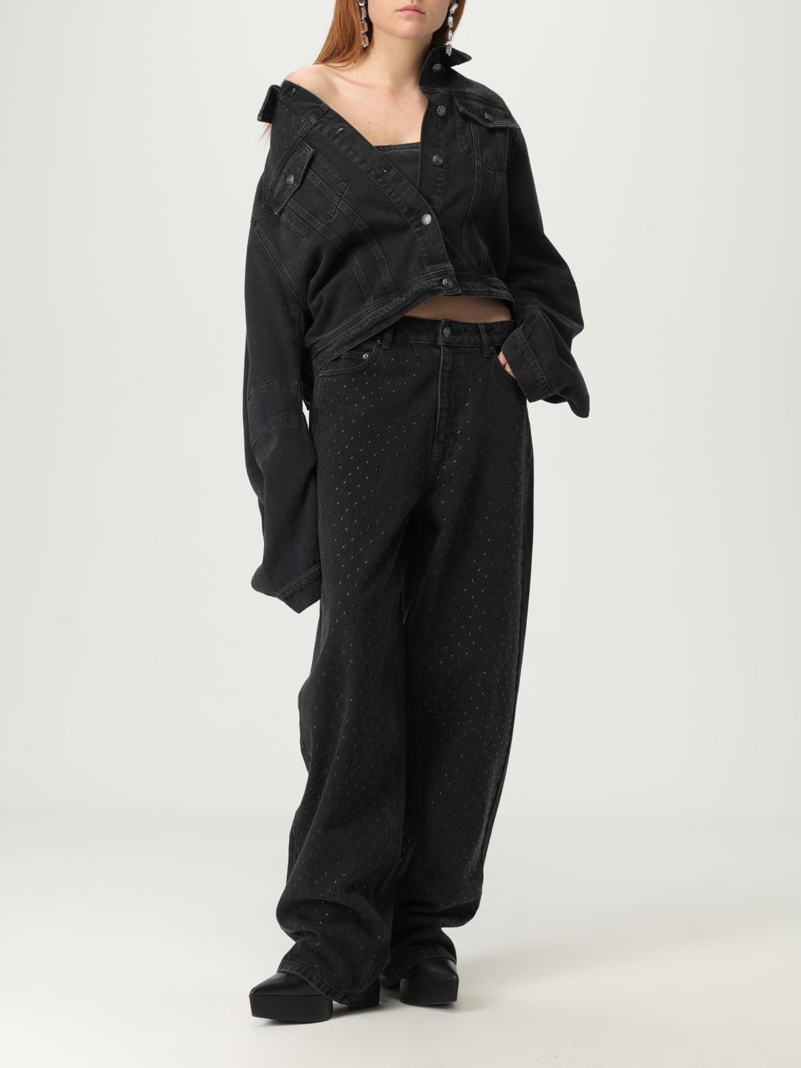 ROTATE GIACCA: Giacca di jeans Rotate, Nero - Img 2