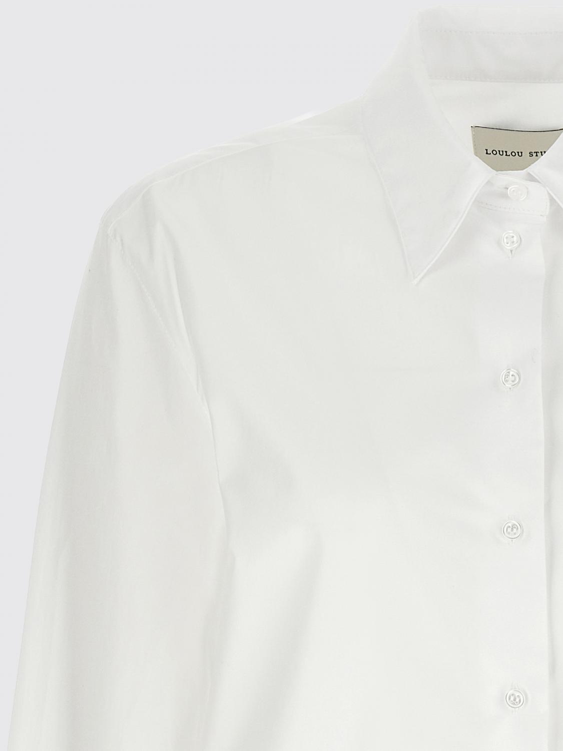 LOU LOU STUDIO CAMISA: Top mujer Lou Lou Studio, Blanco - Img 3