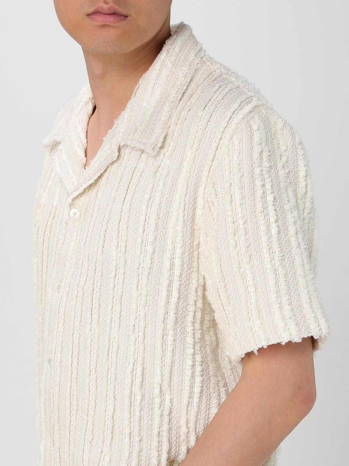 SÉFR SHIRT: Shirt men SÉfr, Beige - Img 3