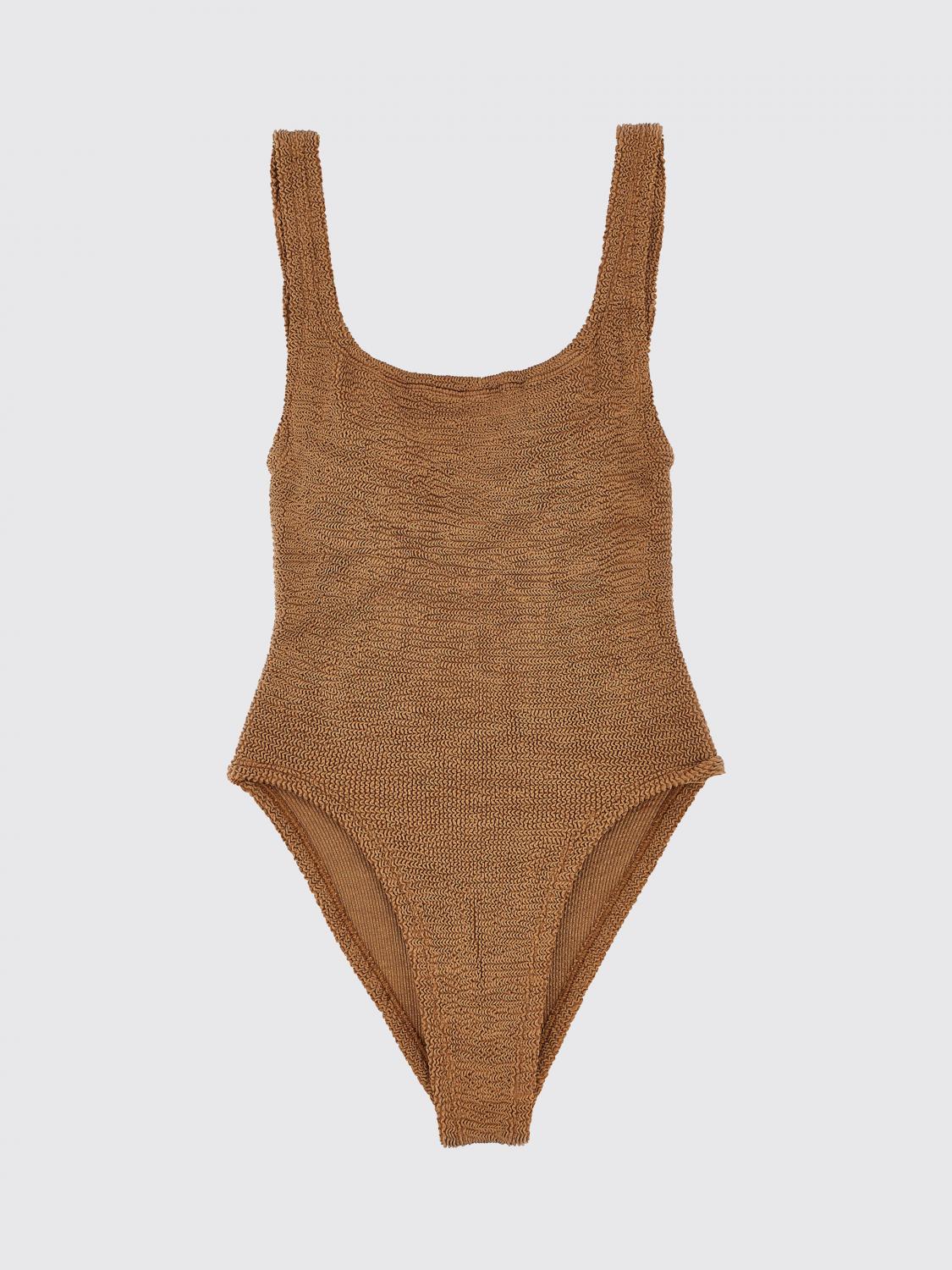 HUNZA G COSTUME: Costume da bagno in spugna Hunza G, Marrone - Img 1