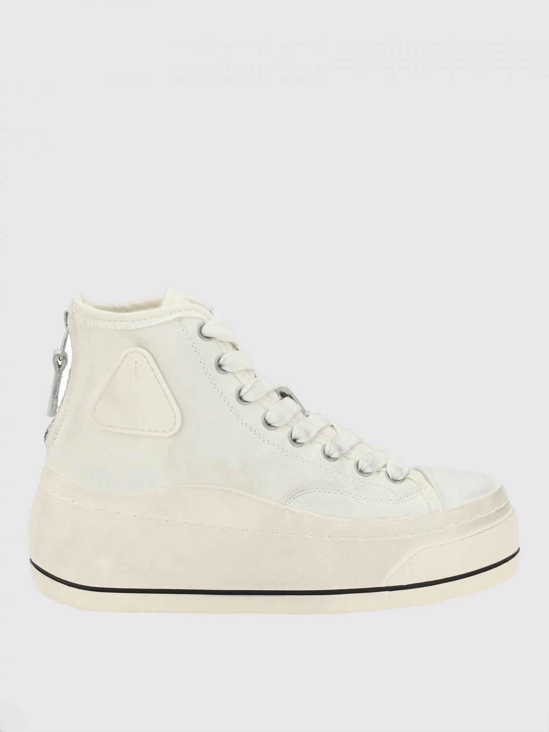 R13 SNEAKERS: Sneakers Kurt R13 in canvas , Bianco - Img 1