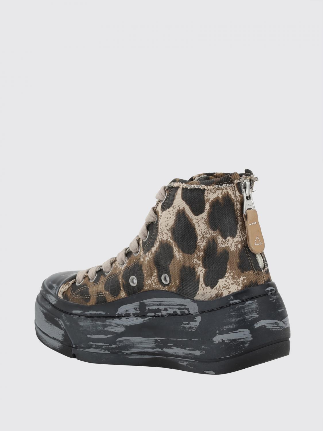 R13 SNEAKERS: Sneakers Kurt R13 in canvas , Marrone - Img 3
