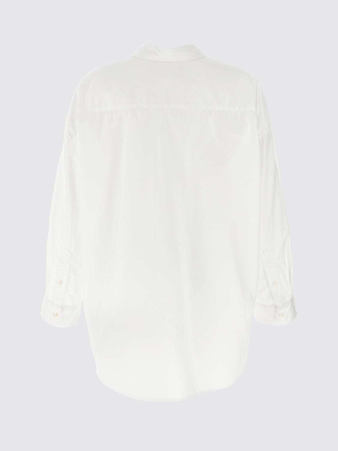 R13 CAMICIA: Camicia R13 in cotone , Bianco - Img 2