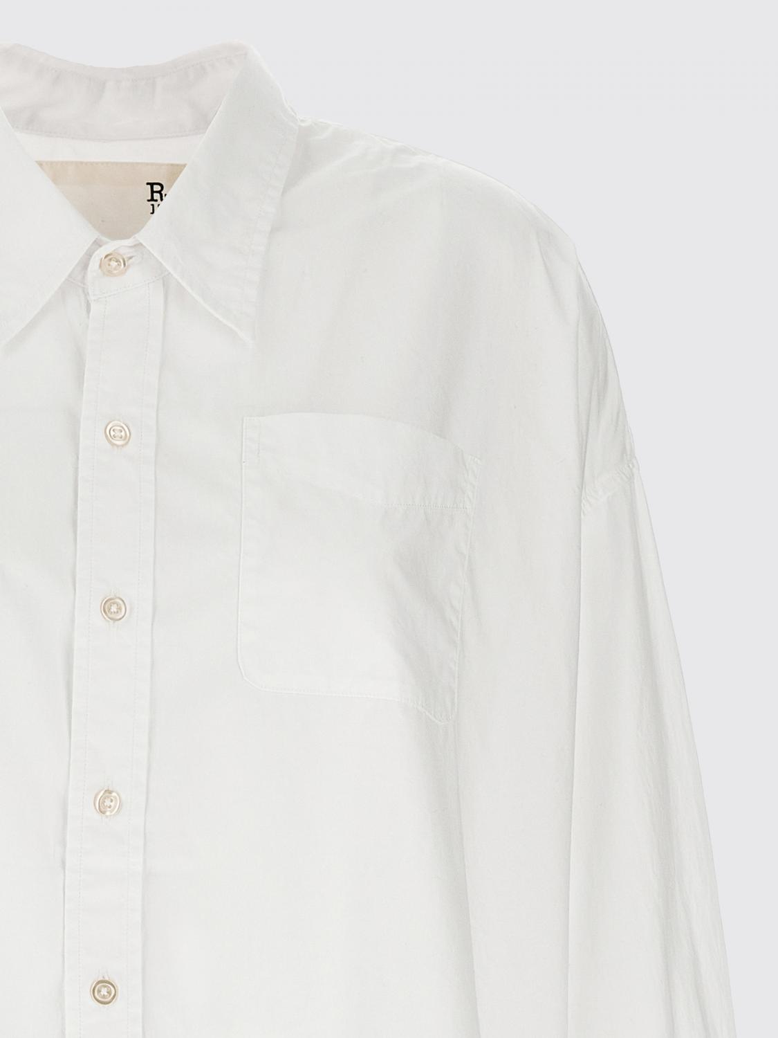 R13 CAMICIA: Camicia R13 in cotone , Bianco - Img 3