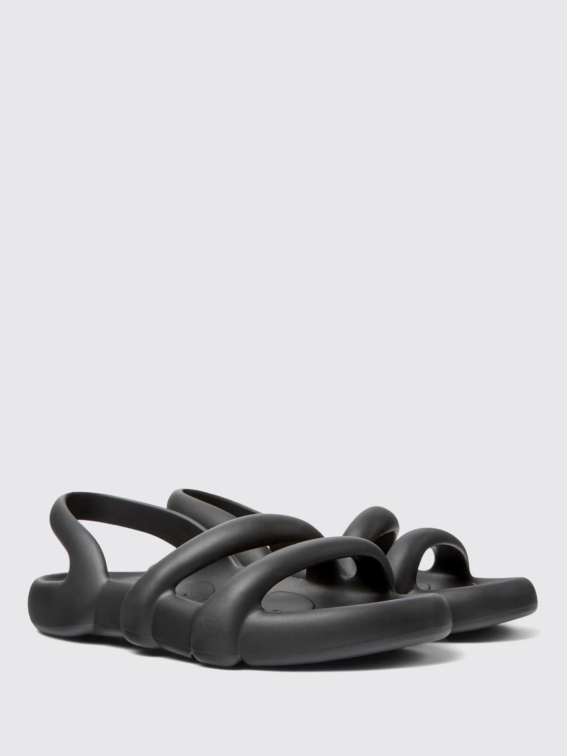 CAMPER SANDALEN MIT ABSATZ: Kobarah Flat Camper Sandalen aus XL EXTRALIGHT® Eva, Schwarz - Img 2