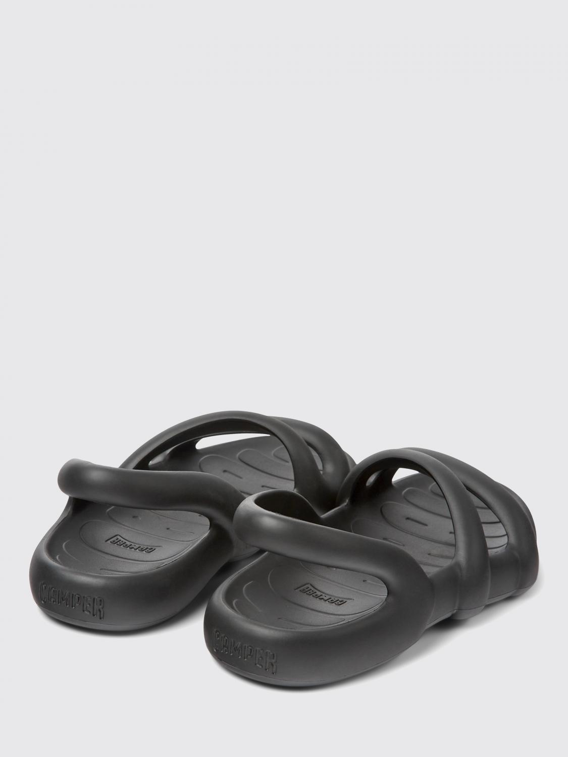 CAMPER SANDALEN MIT ABSATZ: Kobarah Flat Camper Sandalen aus XL EXTRALIGHT® Eva, Schwarz - Img 3