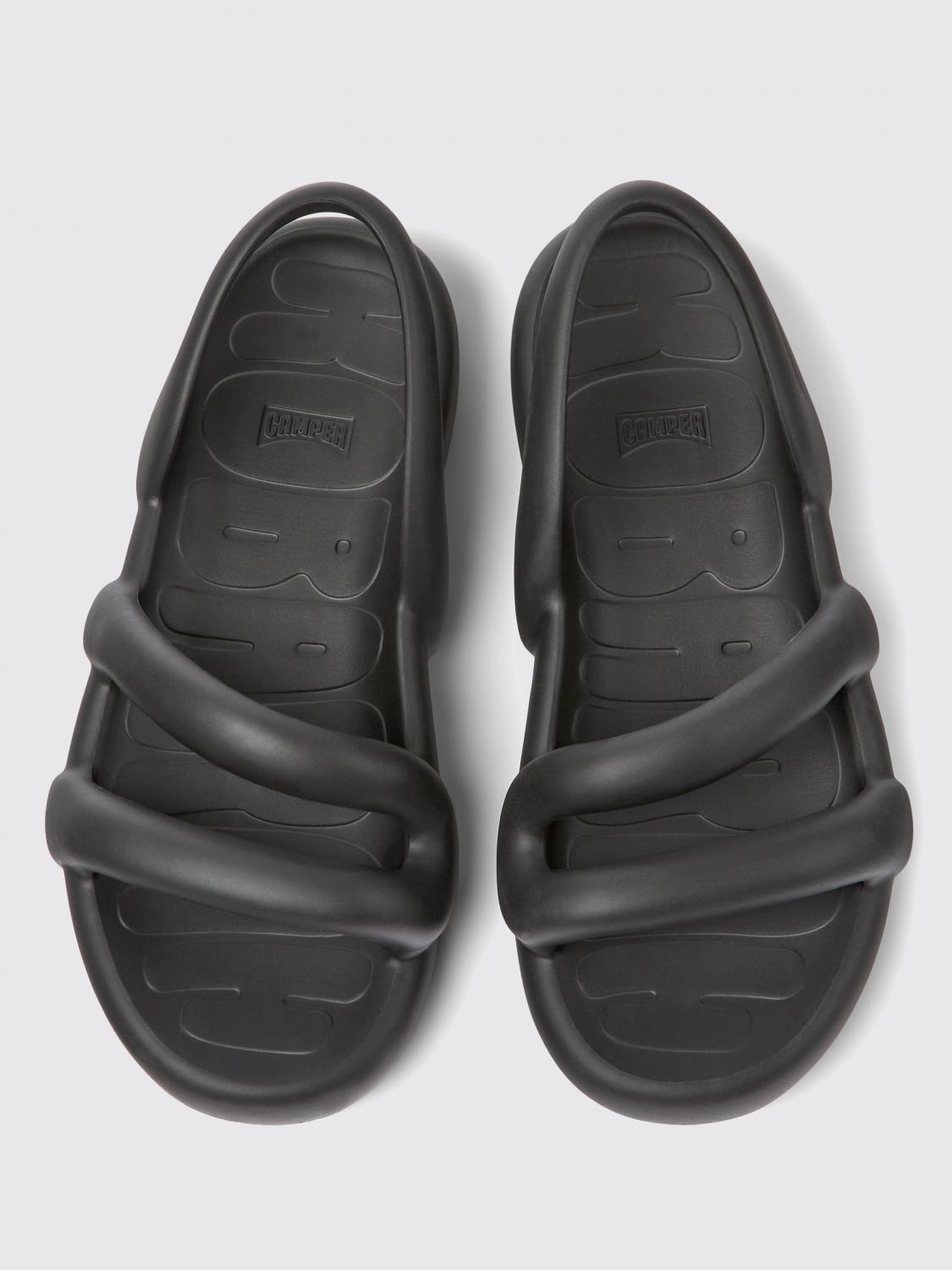 CAMPER SANDALEN MIT ABSATZ: Kobarah Flat Camper Sandalen aus XL EXTRALIGHT® Eva, Schwarz - Img 4
